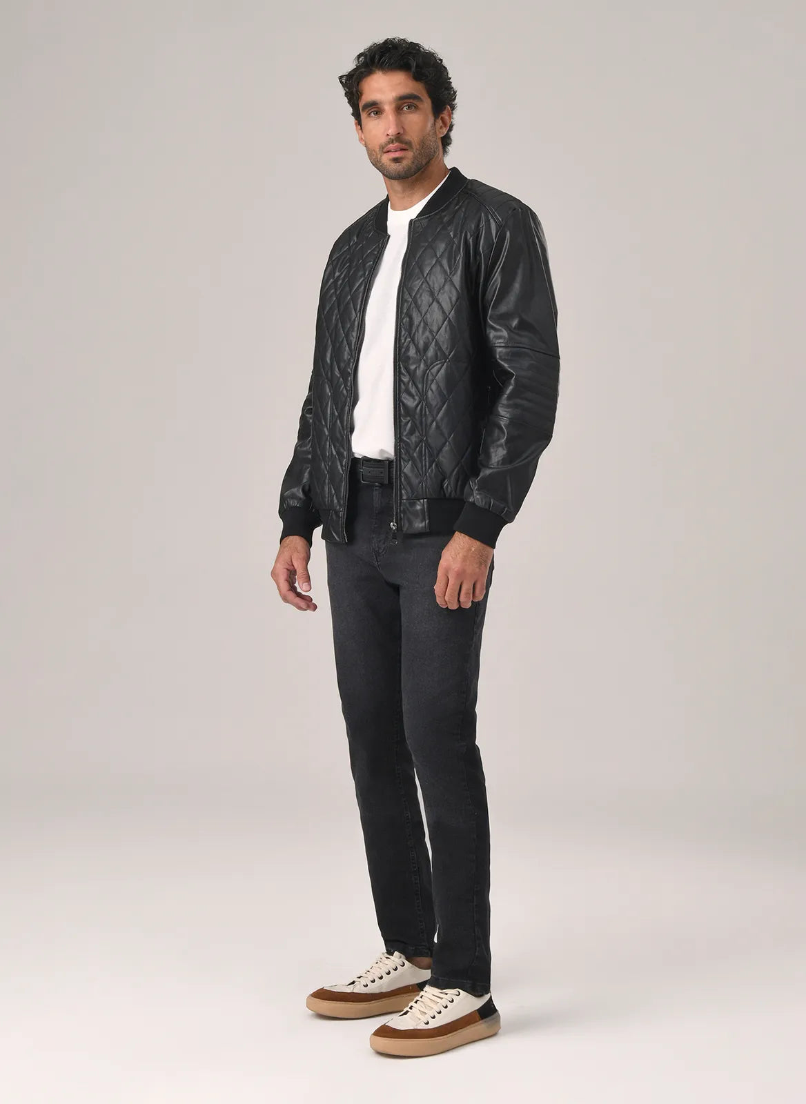 Chaqueta de Cuero Premium con forro térmico + envio grátis