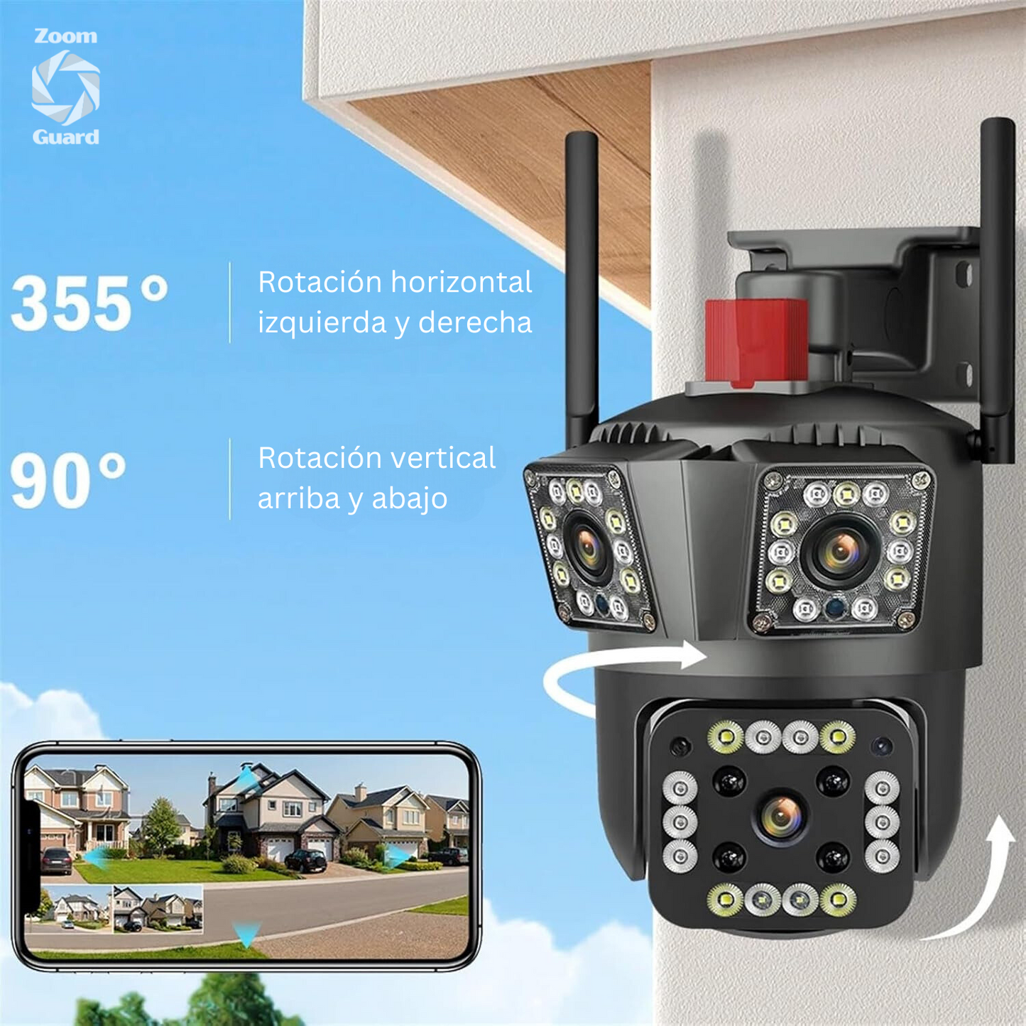 Zoom Guard: Cámara de Seguridad WiFi - ¡Compra 1, Llévate 2!