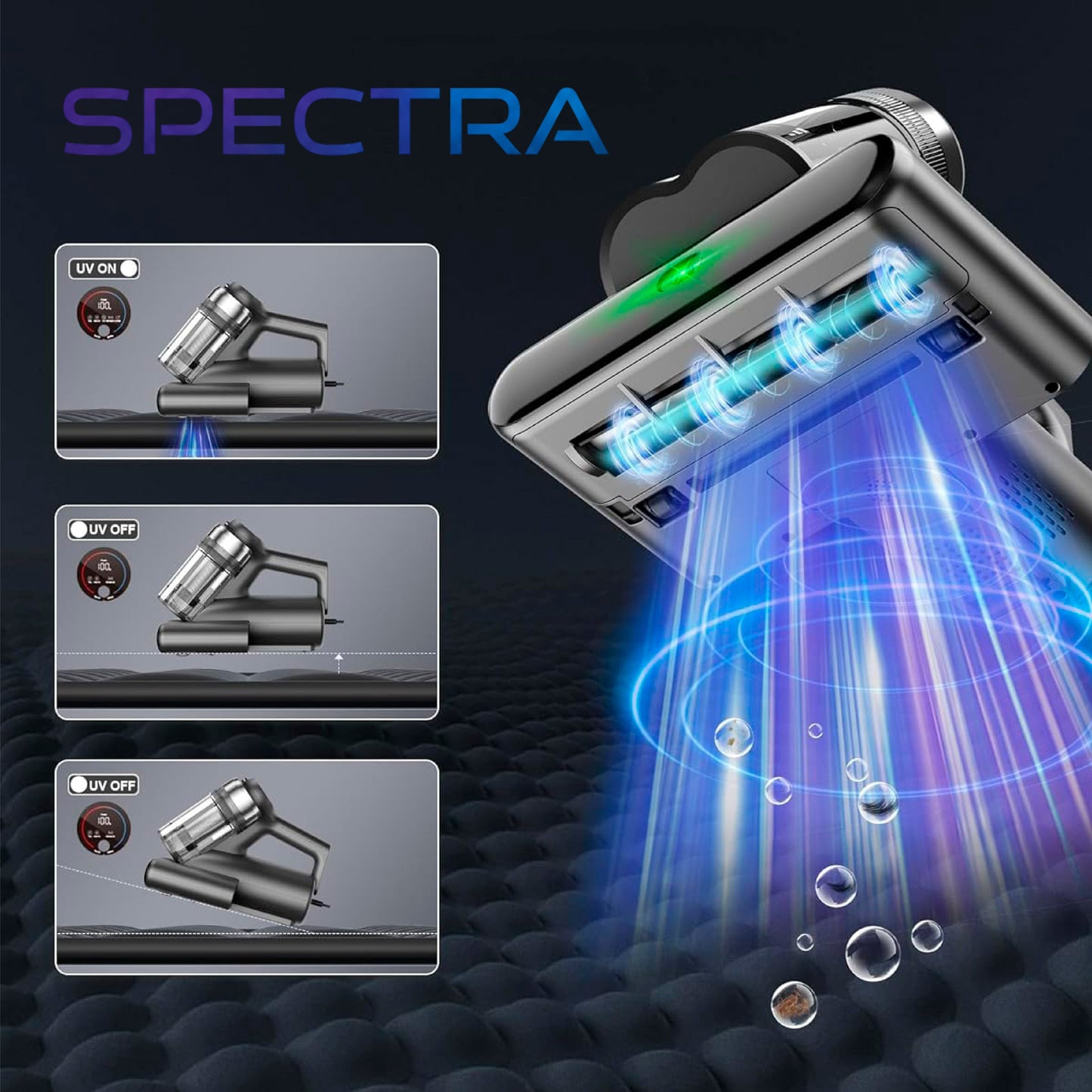 Aspiradora de cama - elimina los ácaros + Envío Gratis